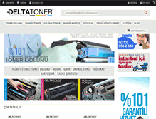 Tablet Screenshot of deltatoner.com